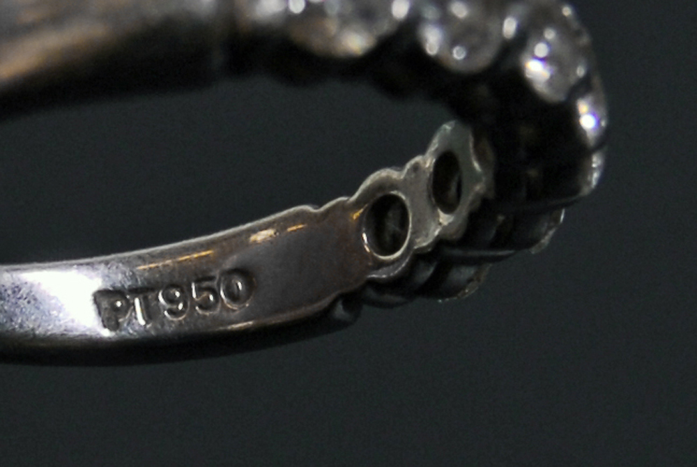 Tiffany & Co. Platinum Diamond Ring Band