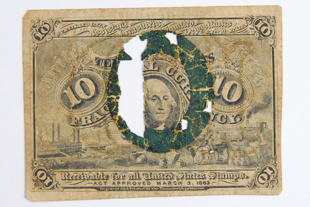 Two Pieces of Fractional Currency