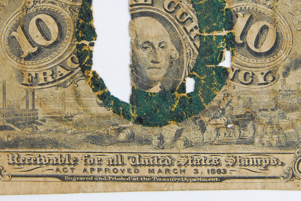 Two Pieces of Fractional Currency