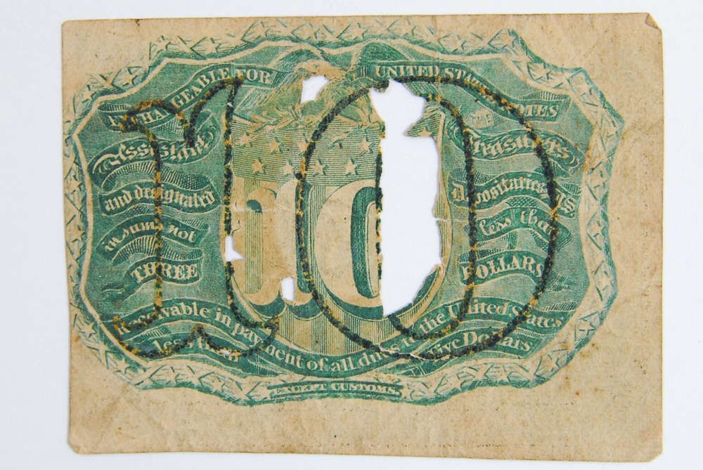 Two Pieces of Fractional Currency