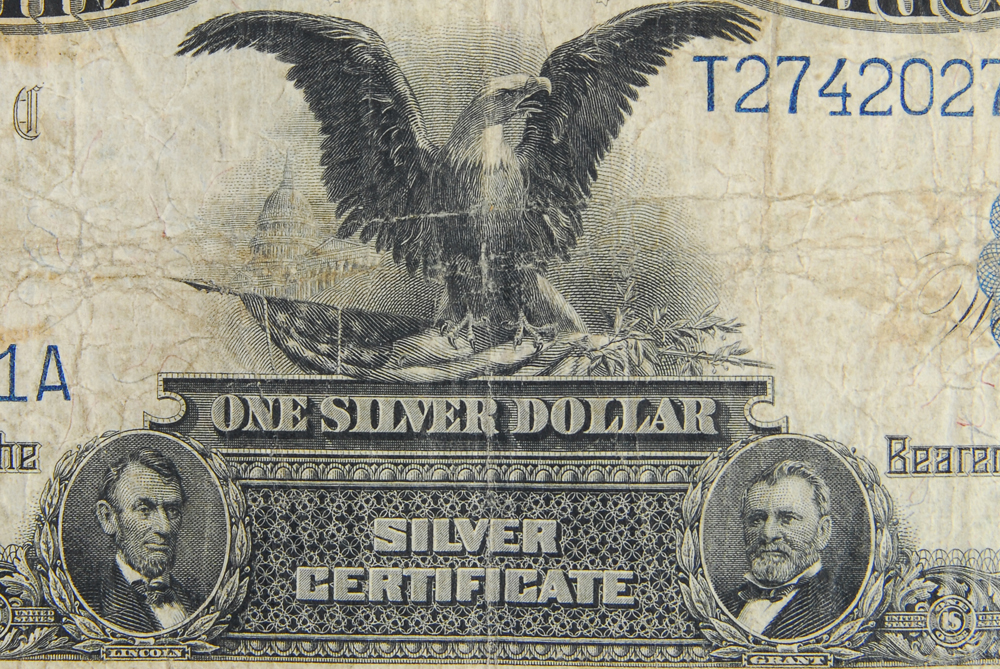 1899 One Dollar Silver Certificate