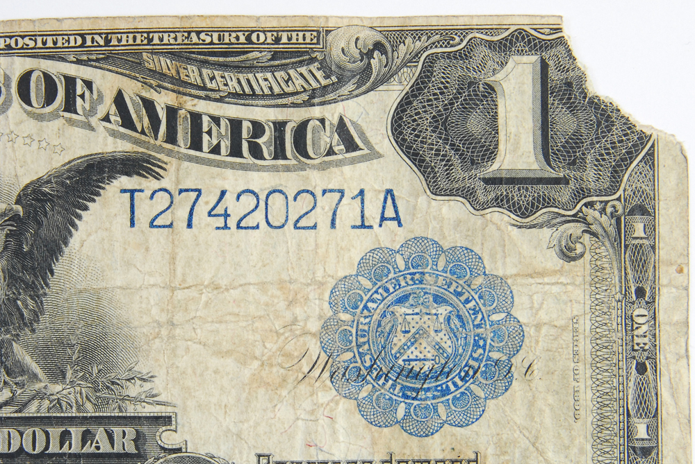 1899 One Dollar Silver Certificate