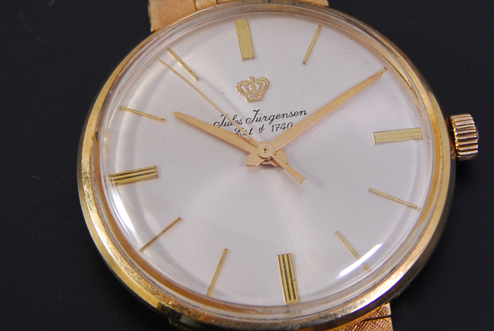 Jules Jurgensen 18K Gold Wrist Watch