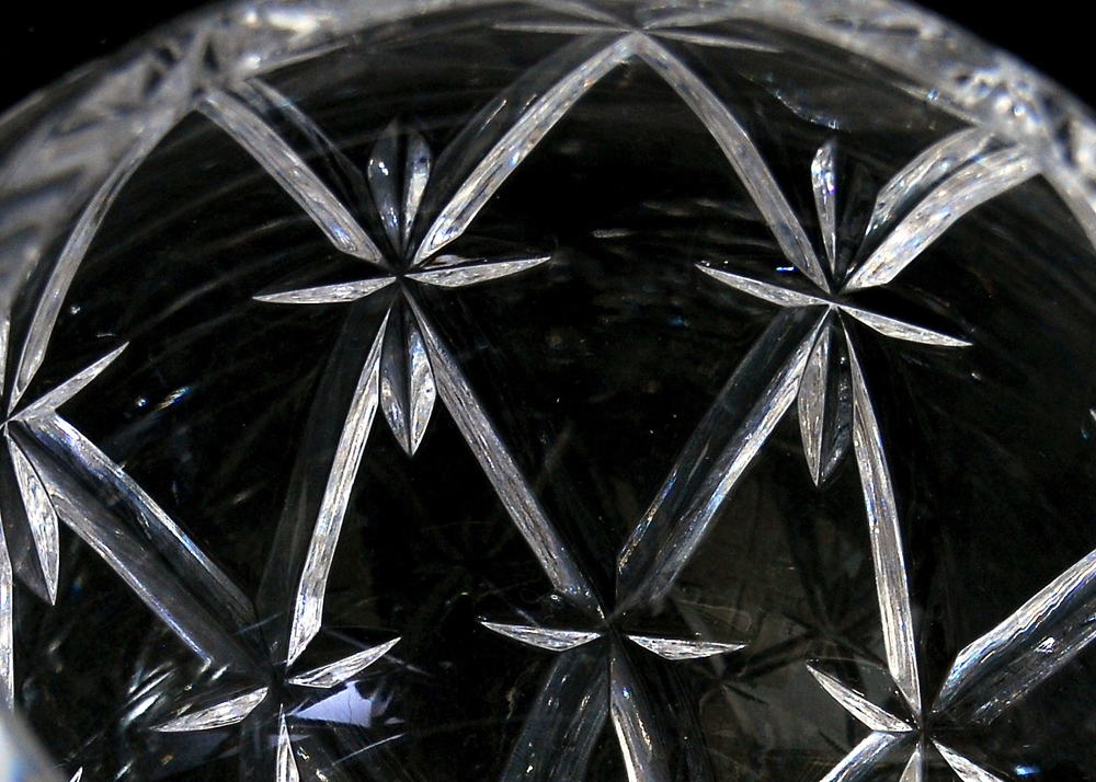 Tiffany and Co. Crystal Rose Bowl