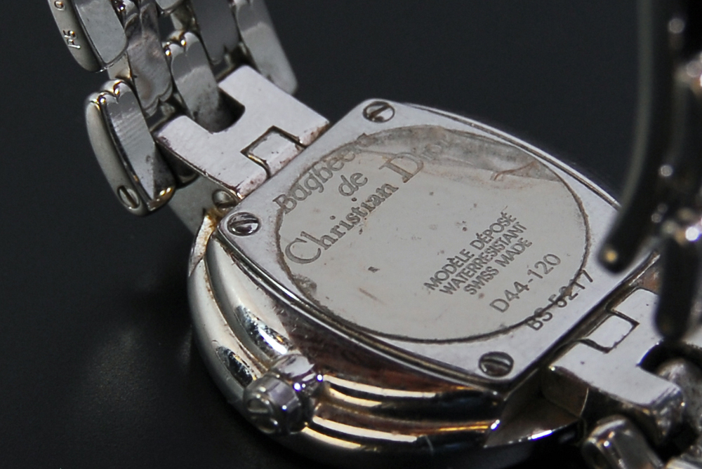 Christian Dior Diamond and Stainless Steel Watch