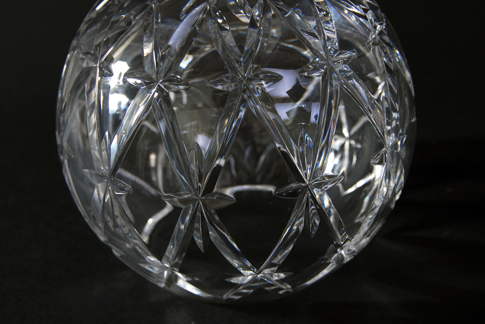 Tiffany and Co. Crystal Rose Bowl