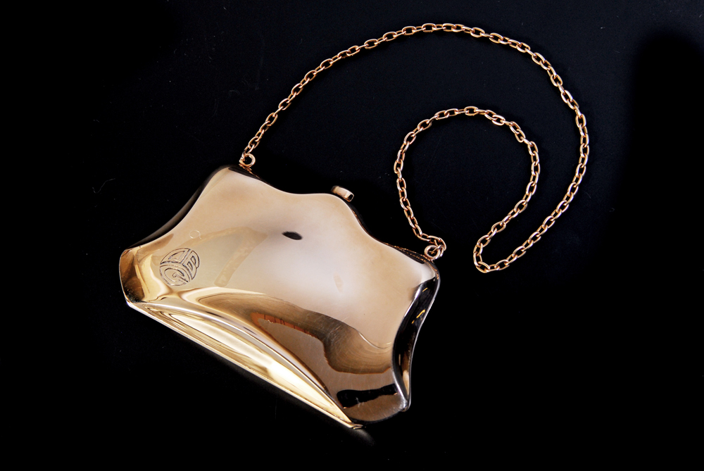 14K Gold Evening Clutch Purse