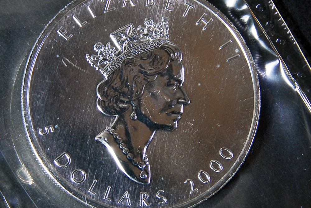 Collection of Ten Silver Canadian Five Dollar Coins