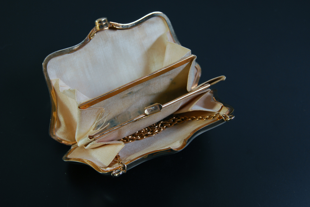 14K Gold Evening Clutch Purse