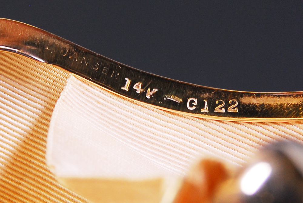 14K Gold Evening Clutch Purse