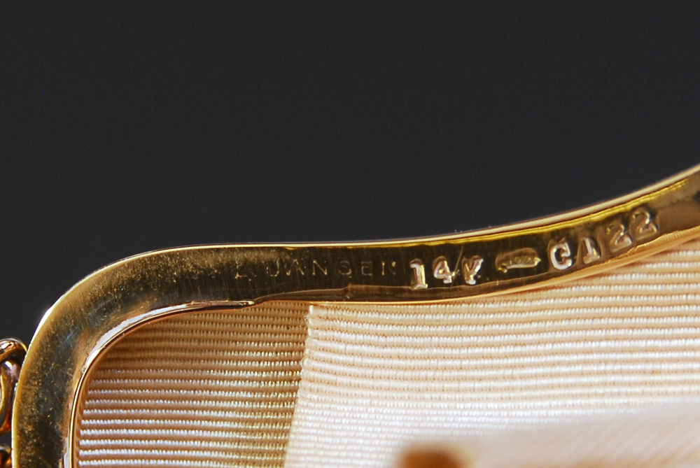 14K Gold Evening Clutch Purse