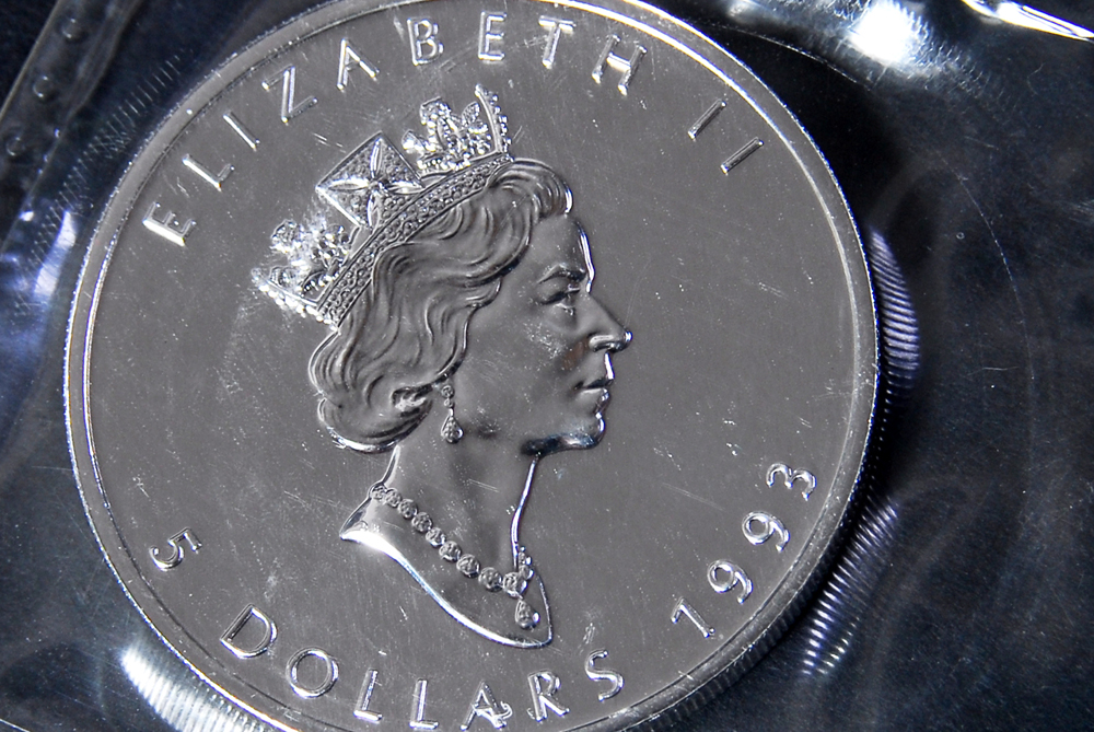 Collection of Ten Silver Canadian Five Dollar Coins