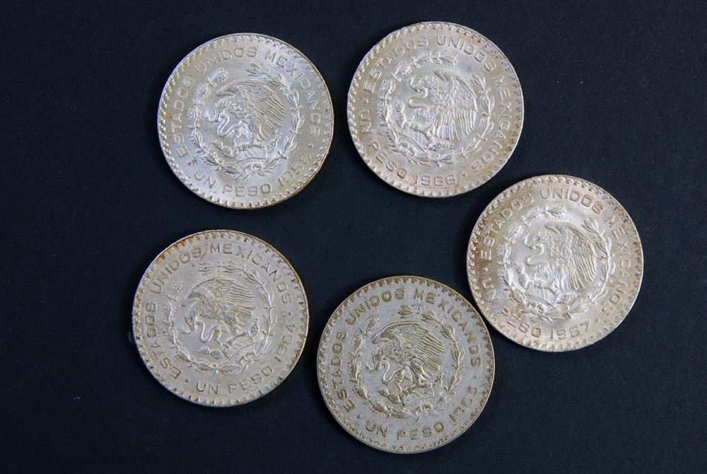 Six International Silver Coins