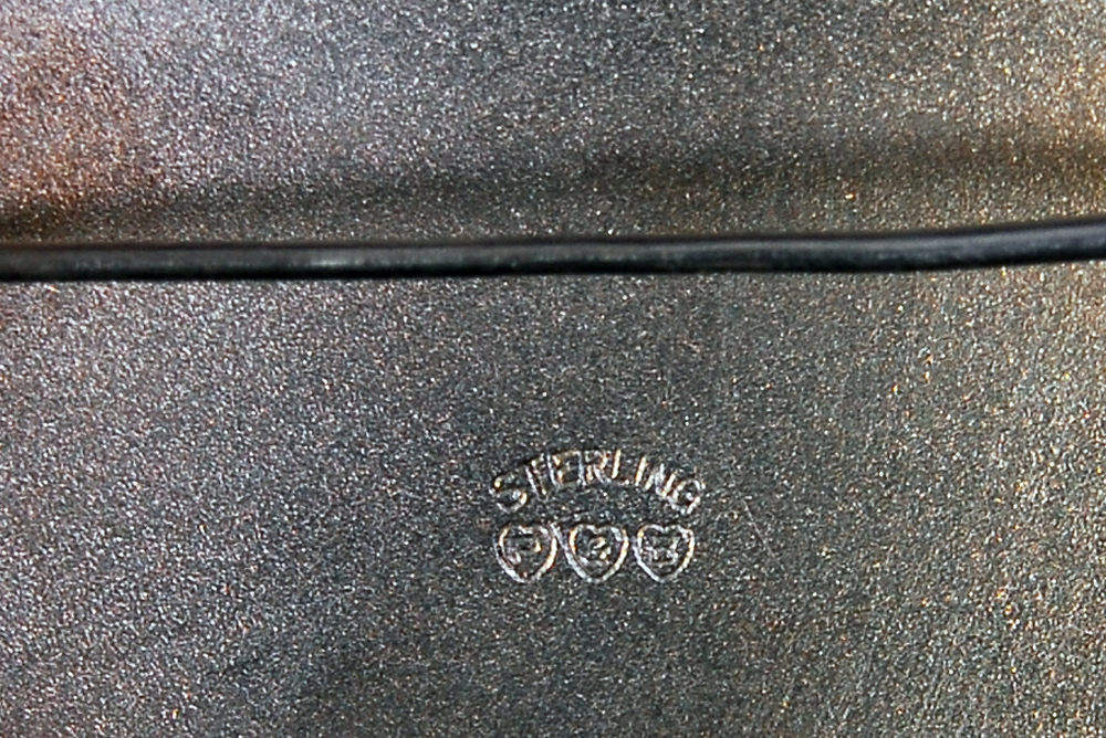 Sterling Silver Rectangular Pin