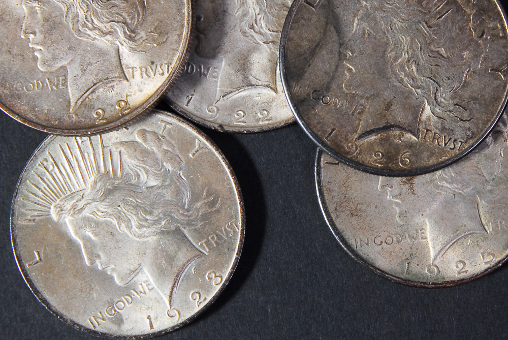 Assortment of U.S. One Dollar Coins