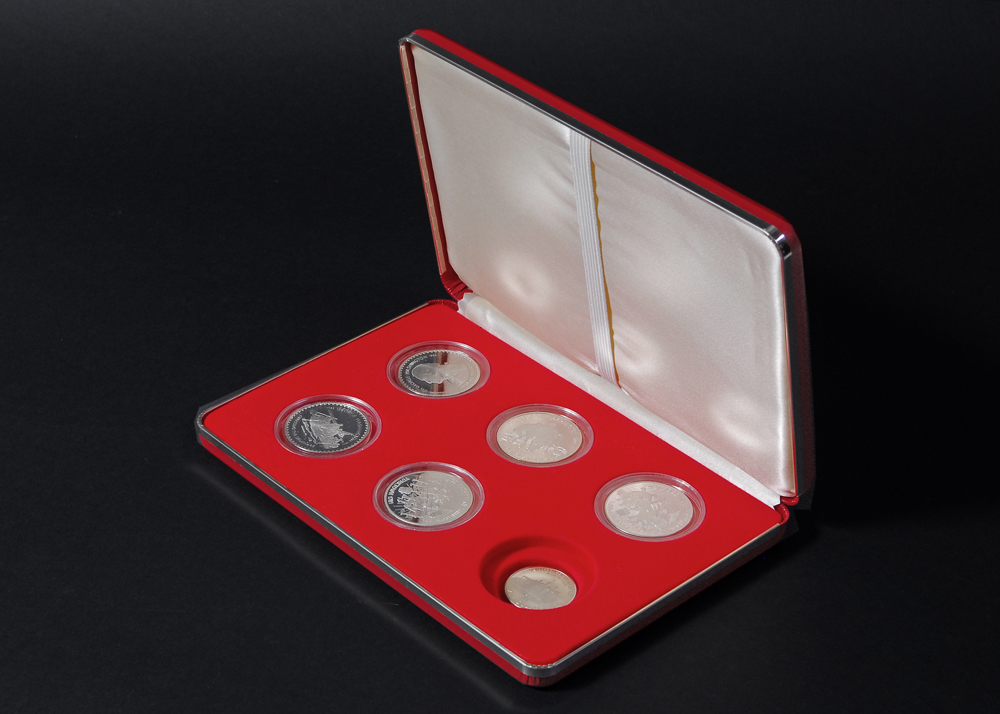 Partial Set of "America's First Day of Freedom" Silver Dollars