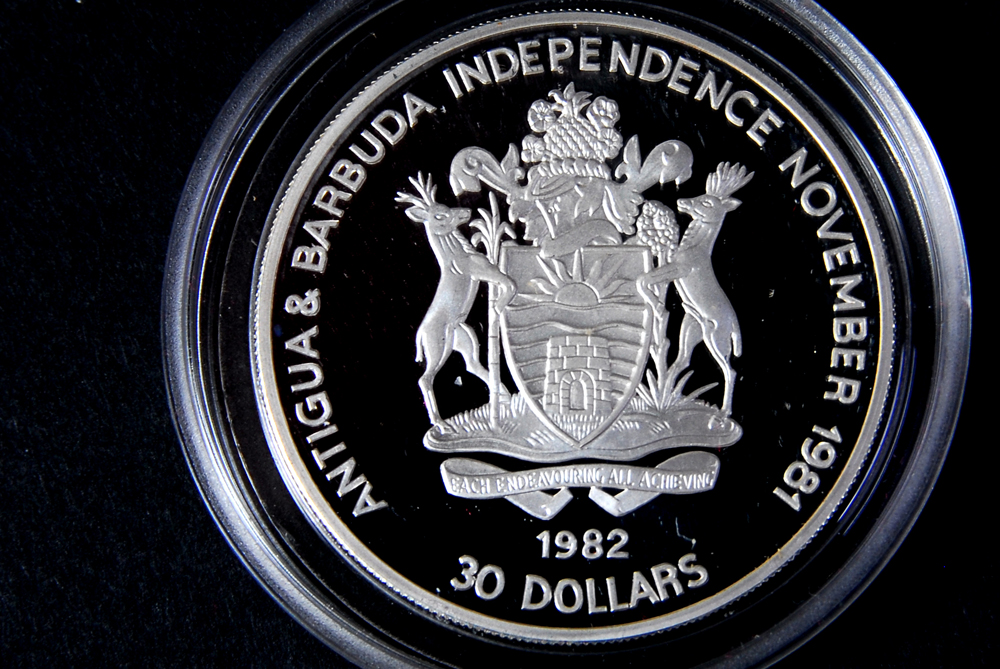 Partial Set of "America's First Day of Freedom" Silver Dollars