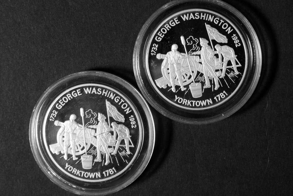 Partial Set of "America's First Day of Freedom" Silver Dollars