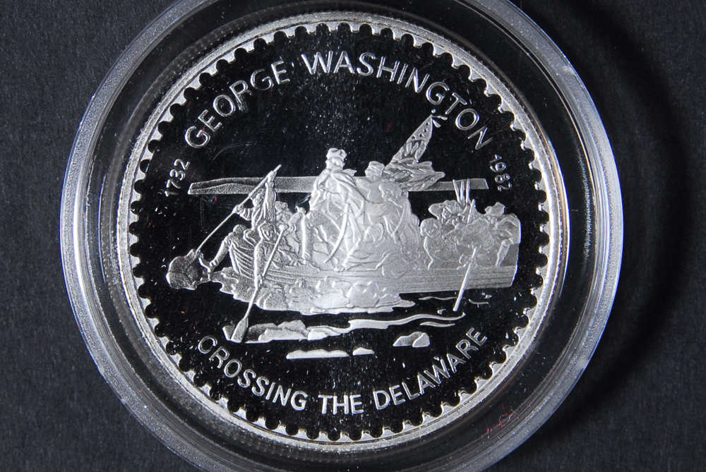 Partial Set of "America's First Day of Freedom" Silver Dollars