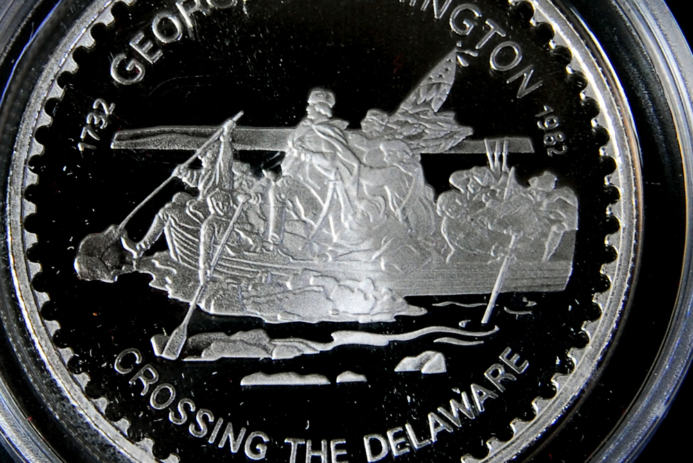 Partial Set of "America's First Day of Freedom" Silver Dollars