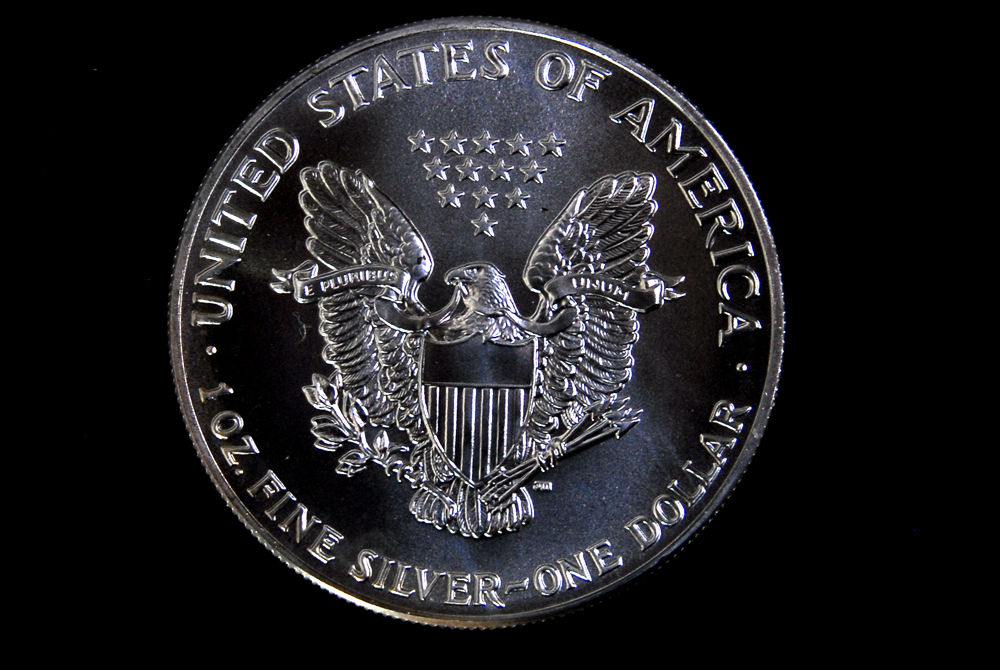 Set of Thirteen Silver American Eagle Dollar Coins