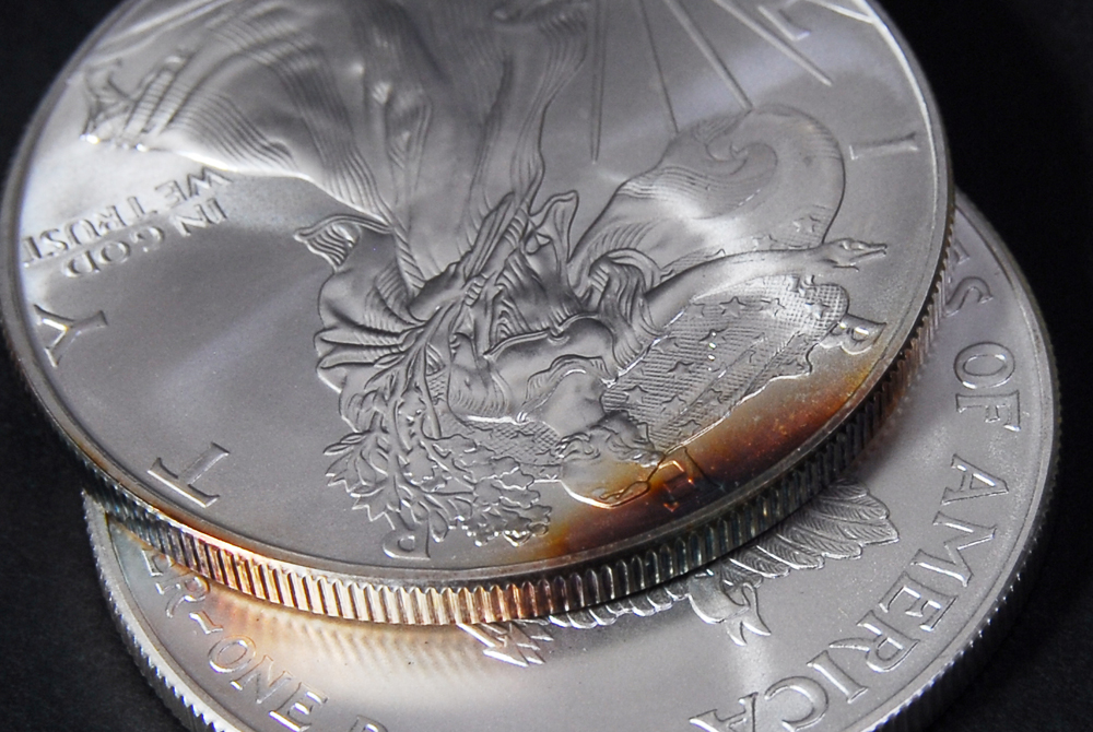 Set of Ten Silver American Eagle Dollar Coins