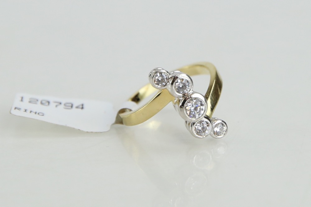 Gold Tone Rings and Pendant