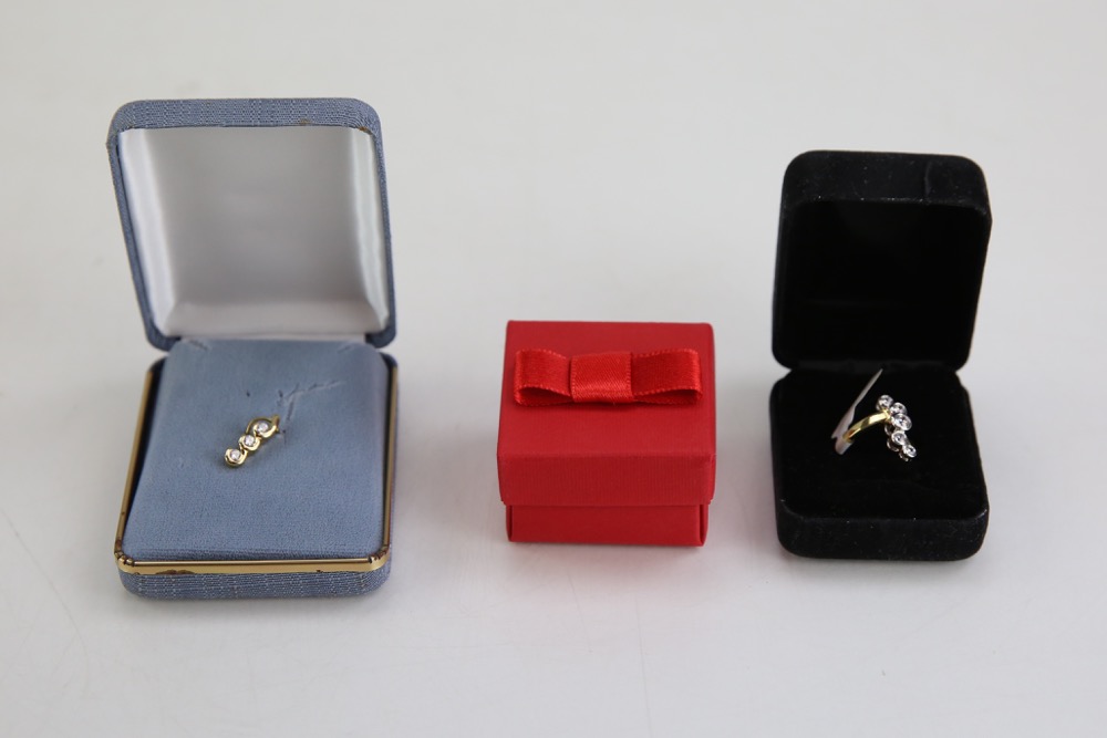 Gold Tone Rings and Pendant