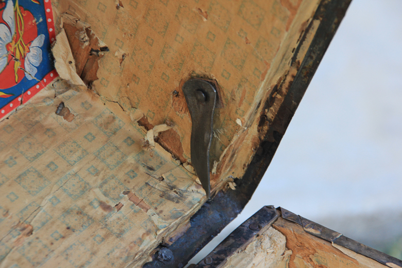 Vintage Oak Wood Chest