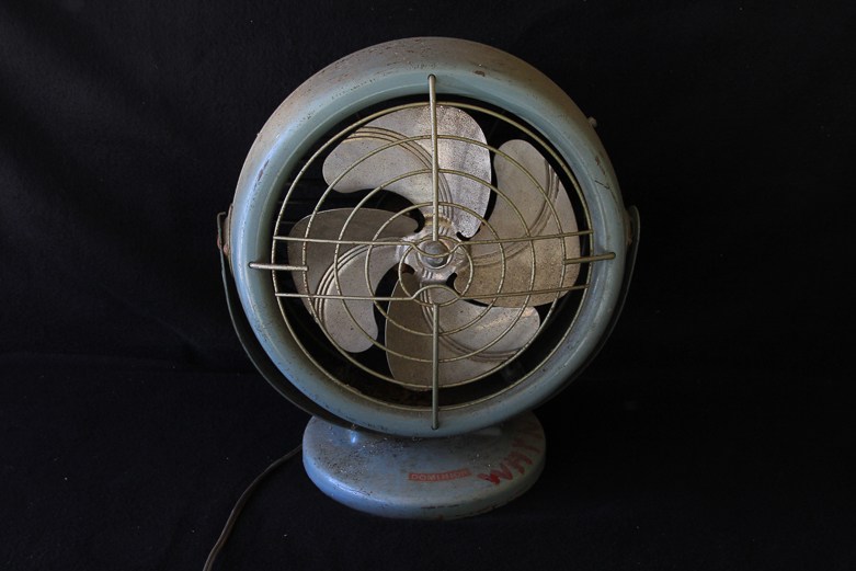 Vintage Tin Table Fan