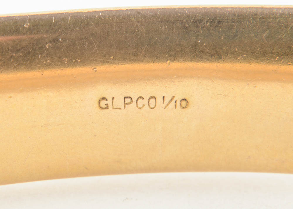 Vintage Gold Filled Bangle Bracelet