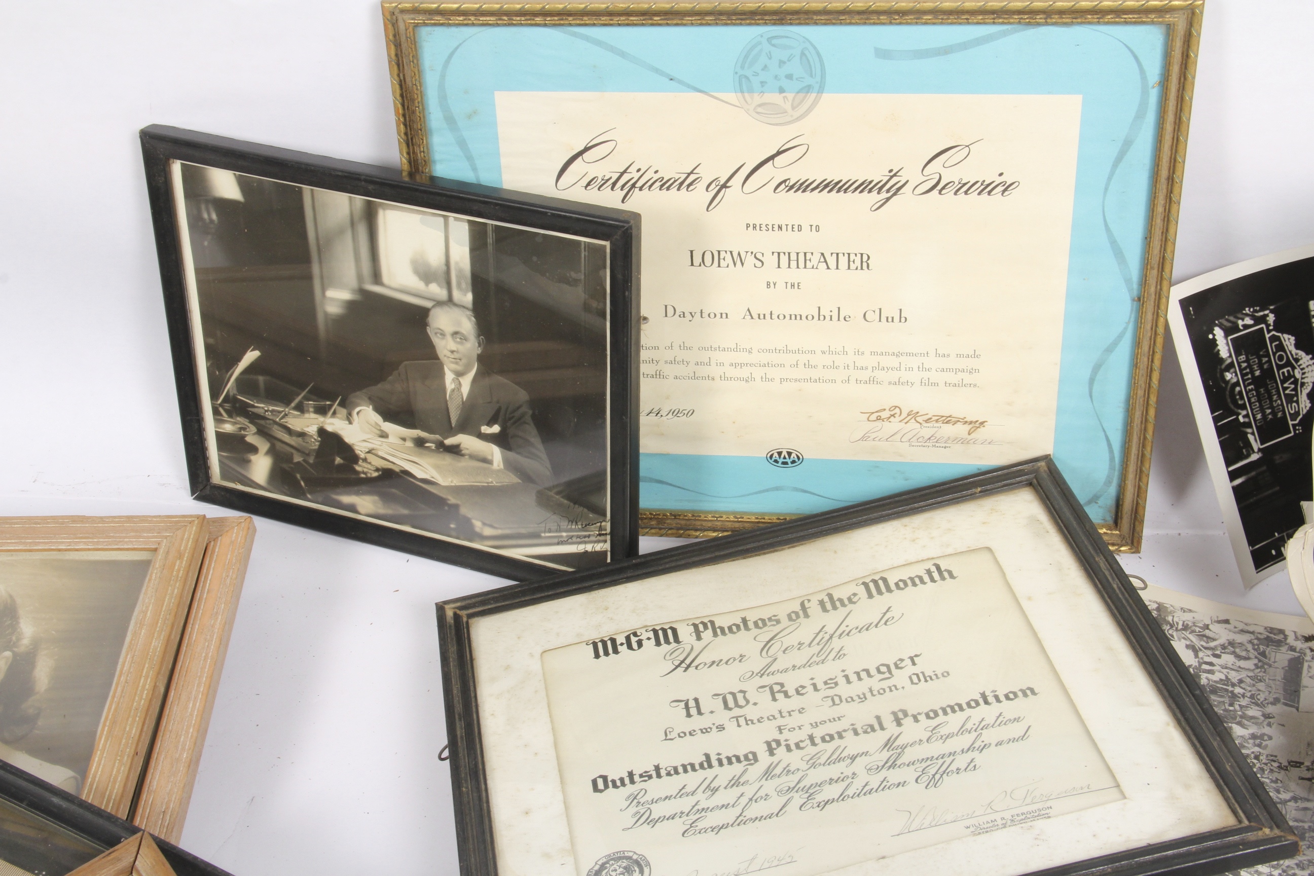 Collection Vintage Hollywood Pictures and Ephemera