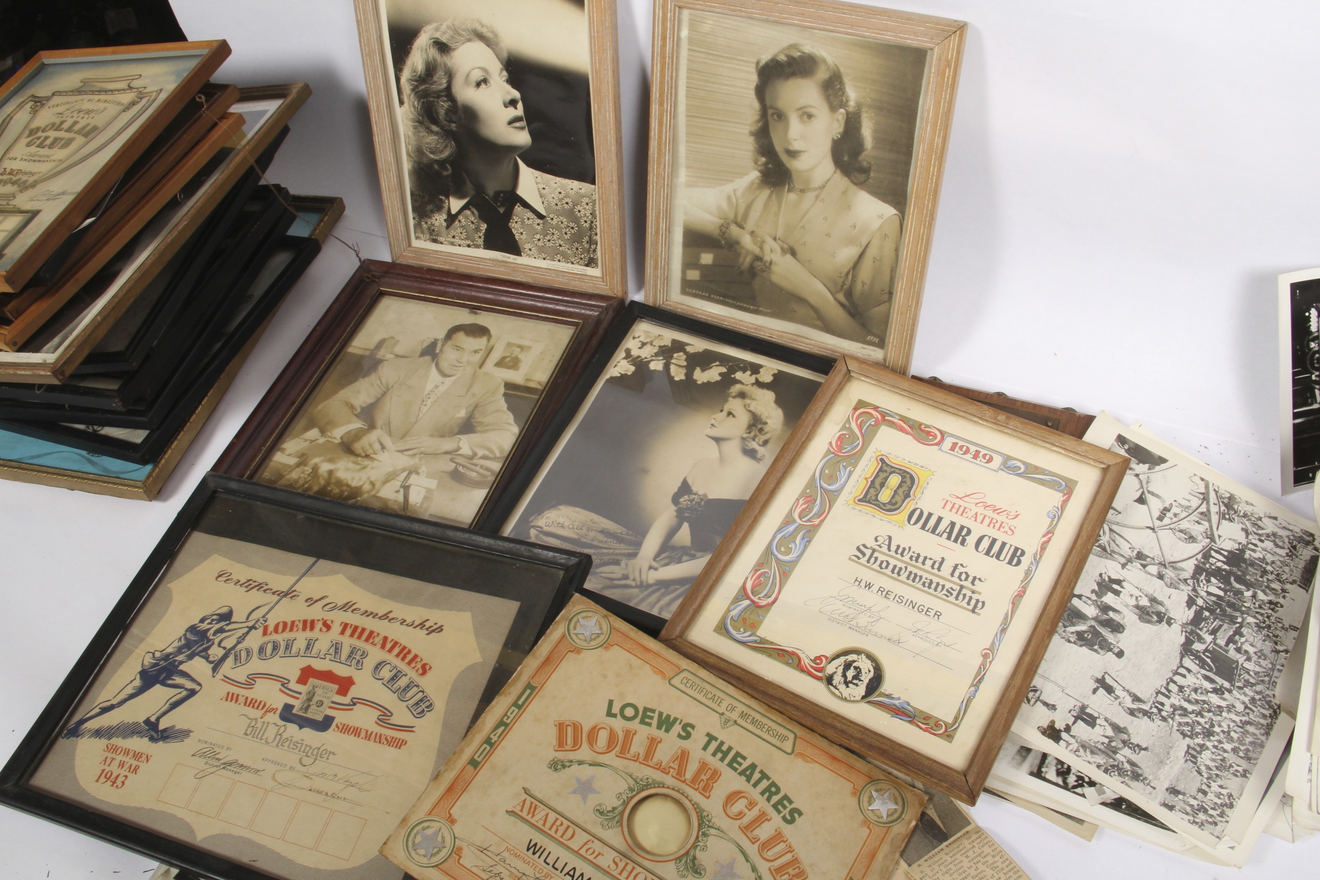 Collection Vintage Hollywood Pictures and Ephemera