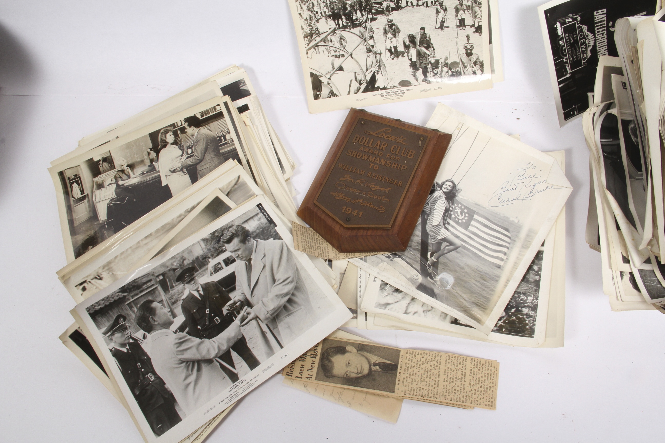 Collection Vintage Hollywood Pictures and Ephemera