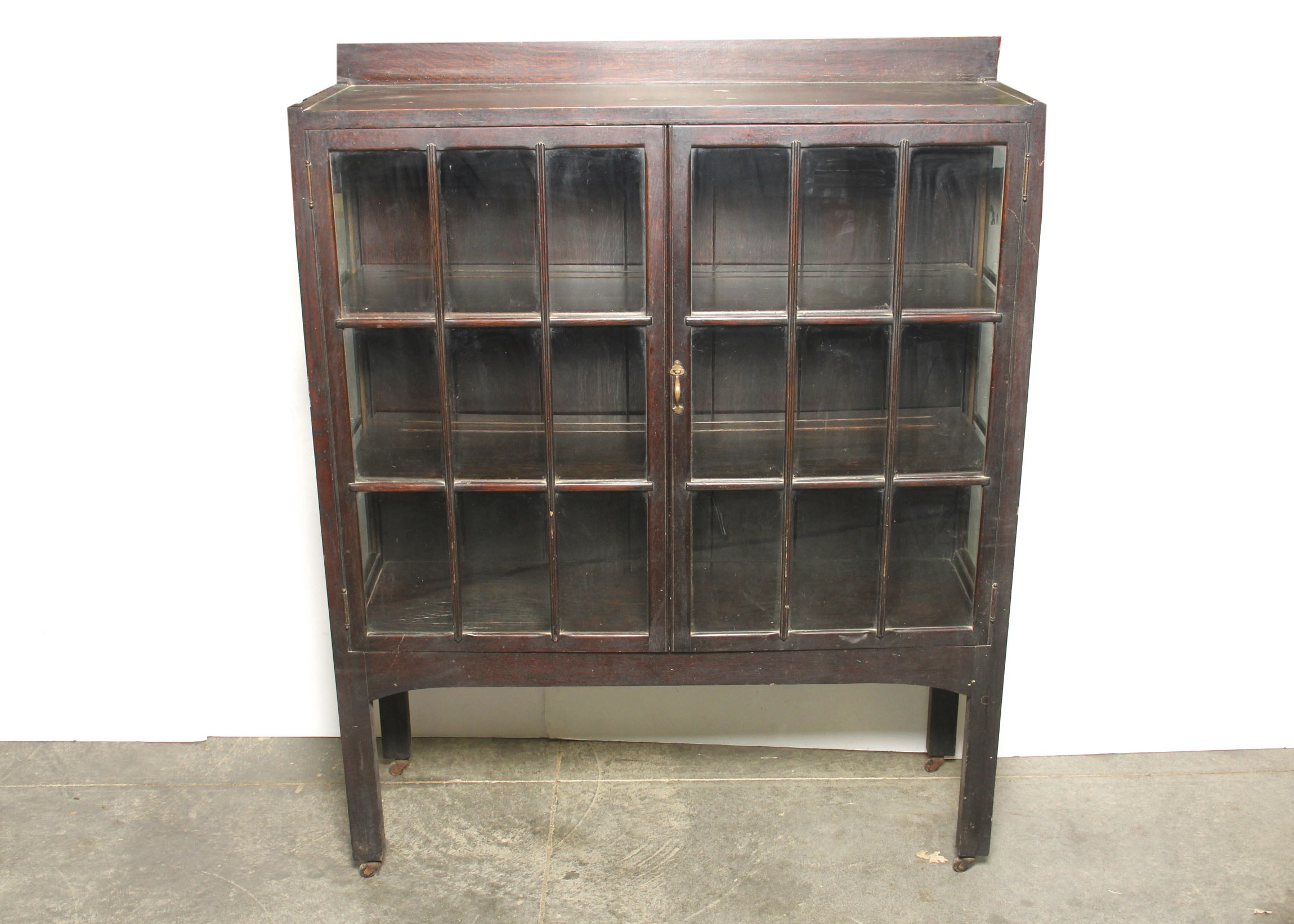 Vintage Oak China Cabinet