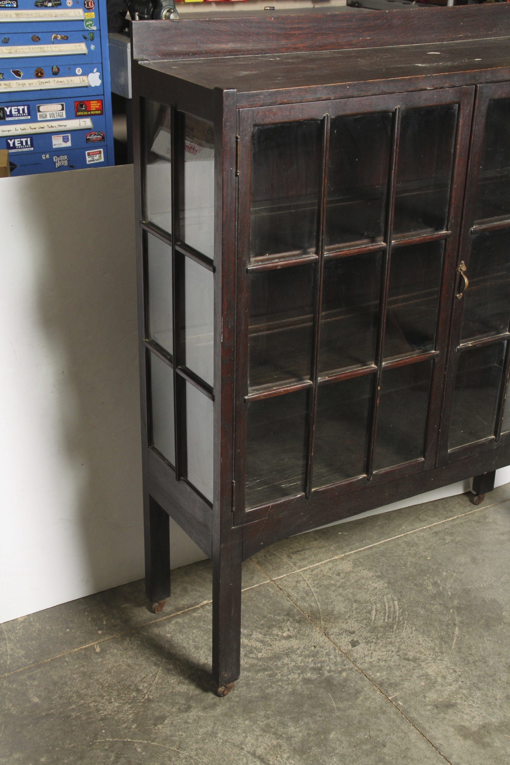 Vintage Oak China Cabinet