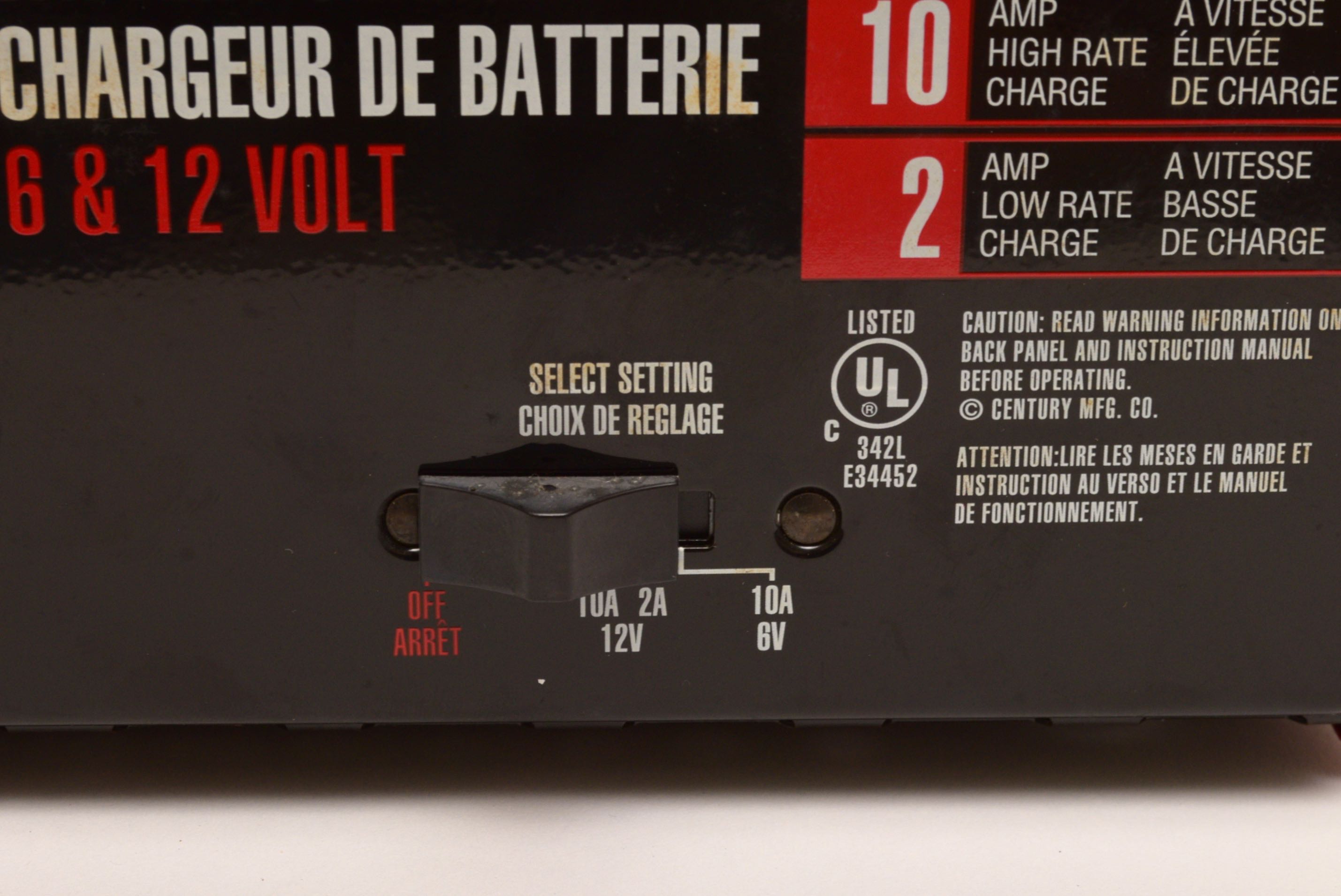 Bonaire 120 Volt Compressor and Century Battery Charger