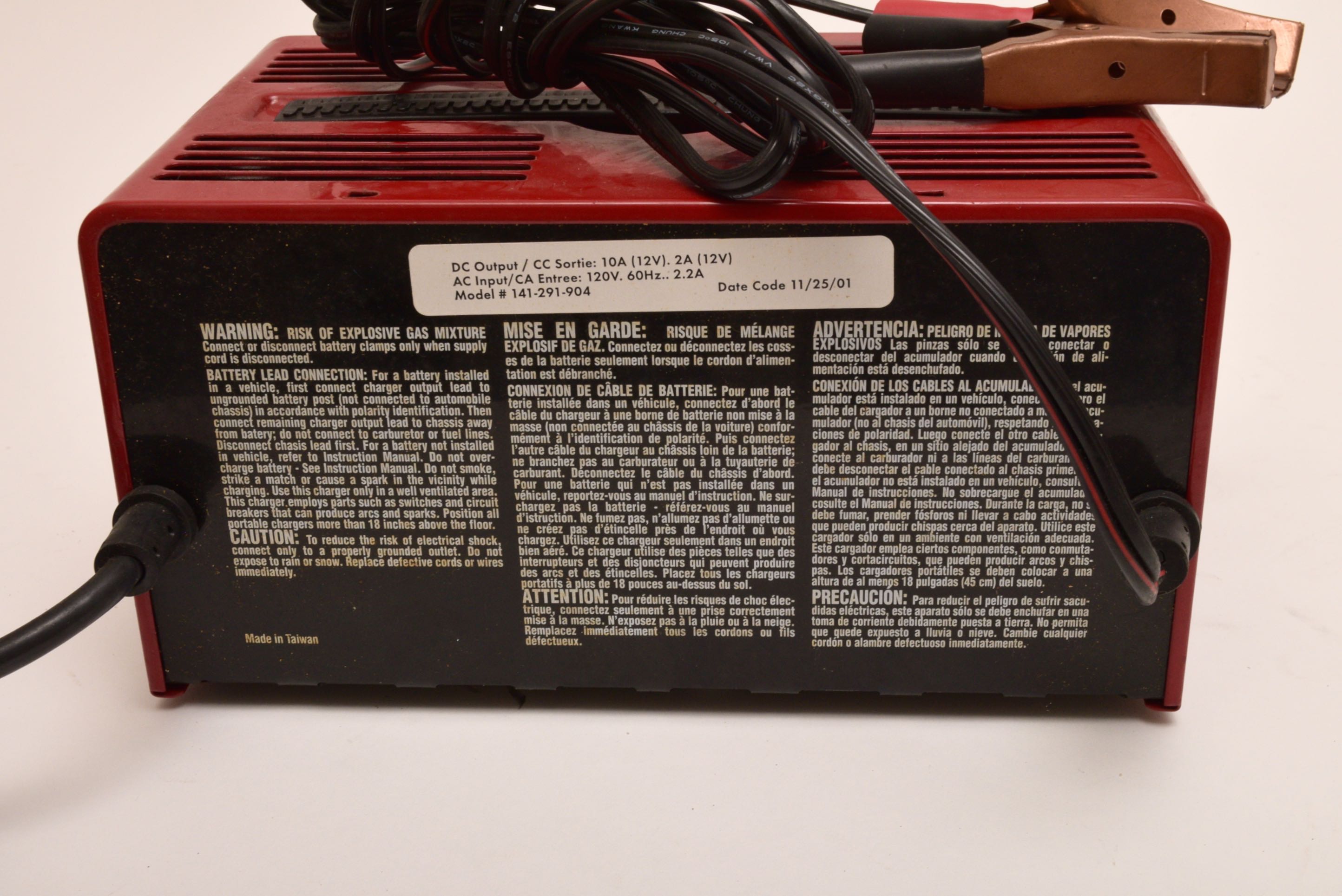 Bonaire 120 Volt Compressor and Century Battery Charger