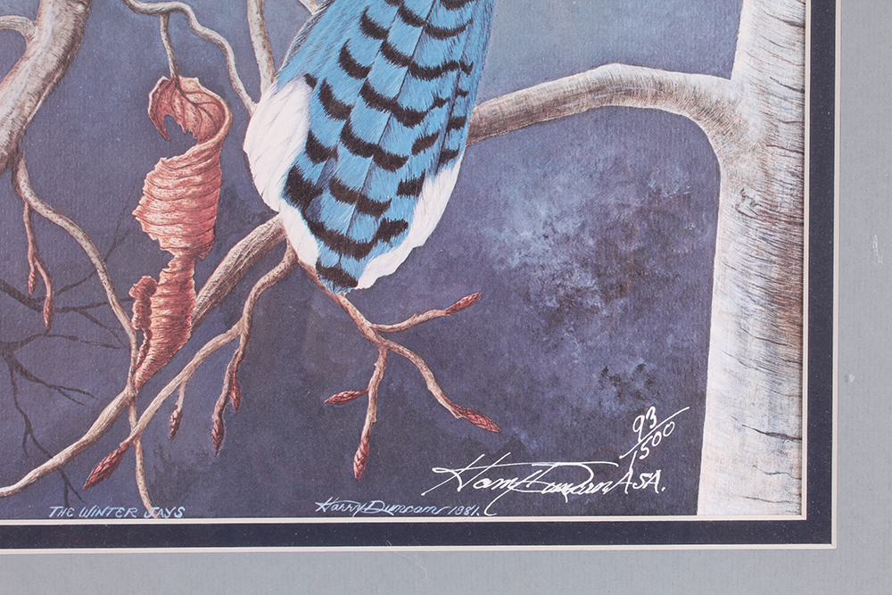 "Winter Jays" by Harry Duncan