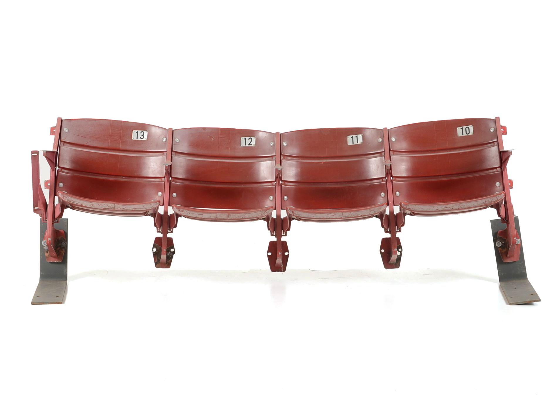 Four Riverfront Stadium Seats with Extra Bracketts