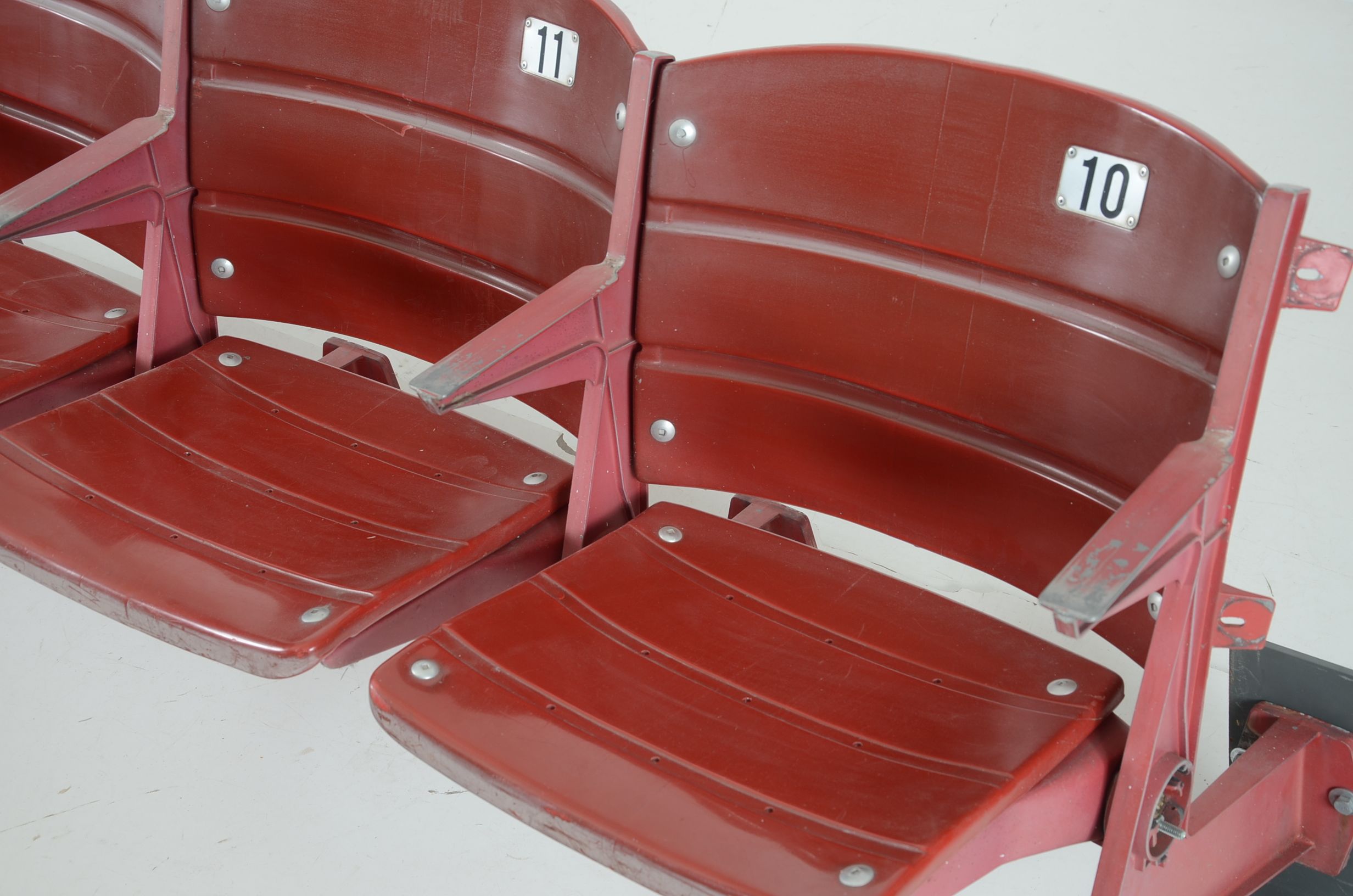Four Riverfront Stadium Seats with Extra Bracketts