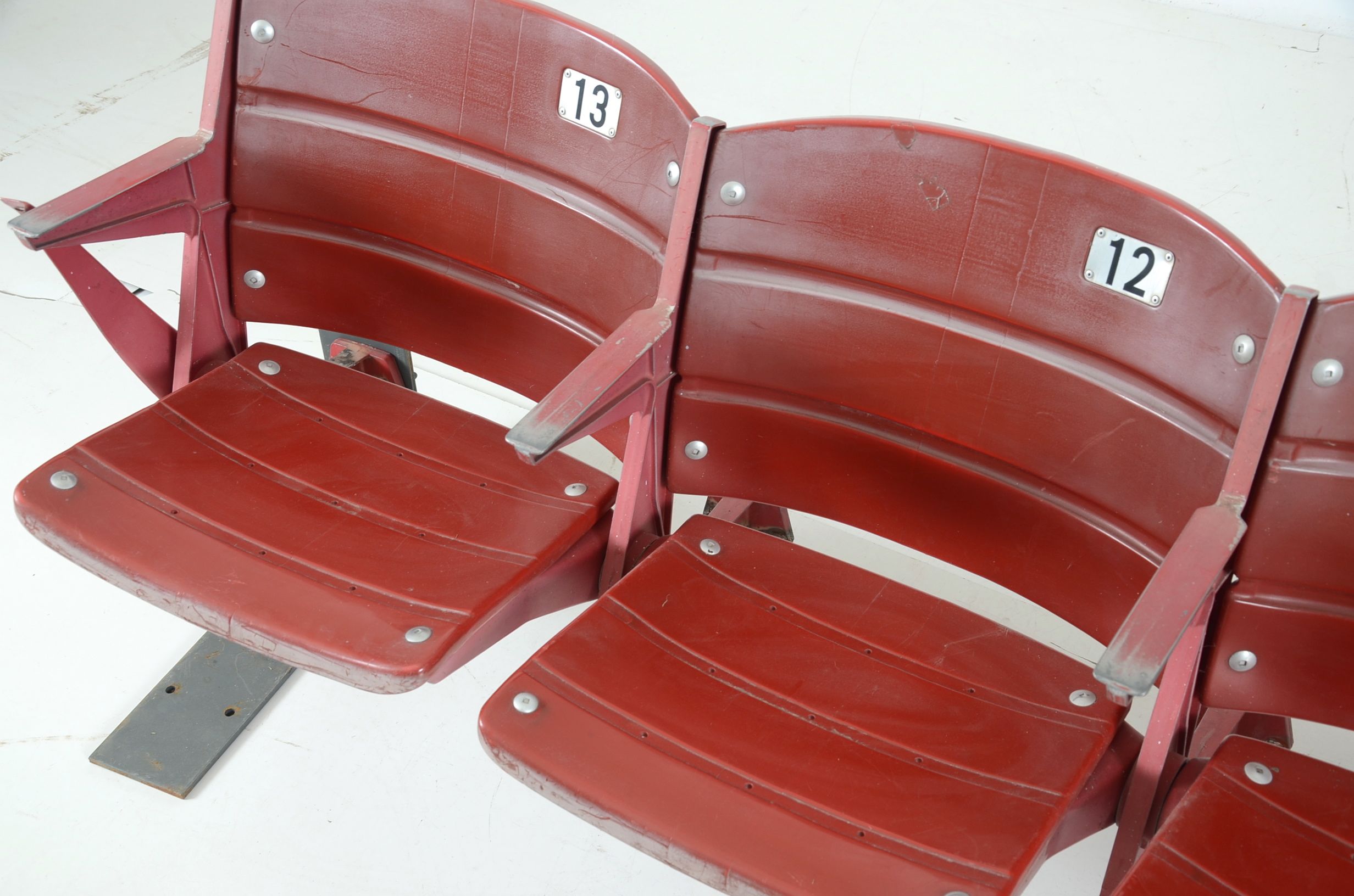 Four Riverfront Stadium Seats with Extra Bracketts