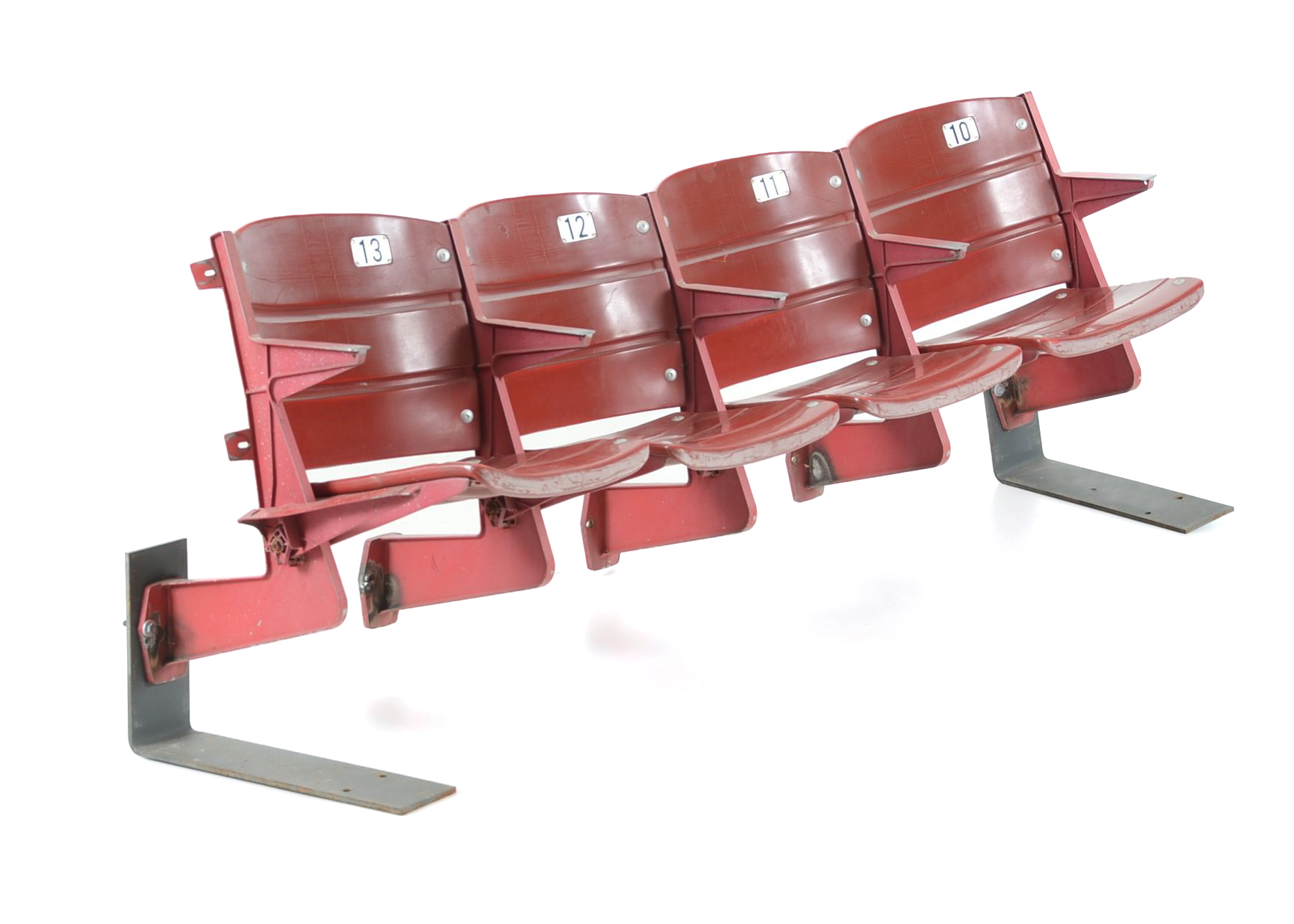 Four Riverfront Stadium Seats with Extra Bracketts