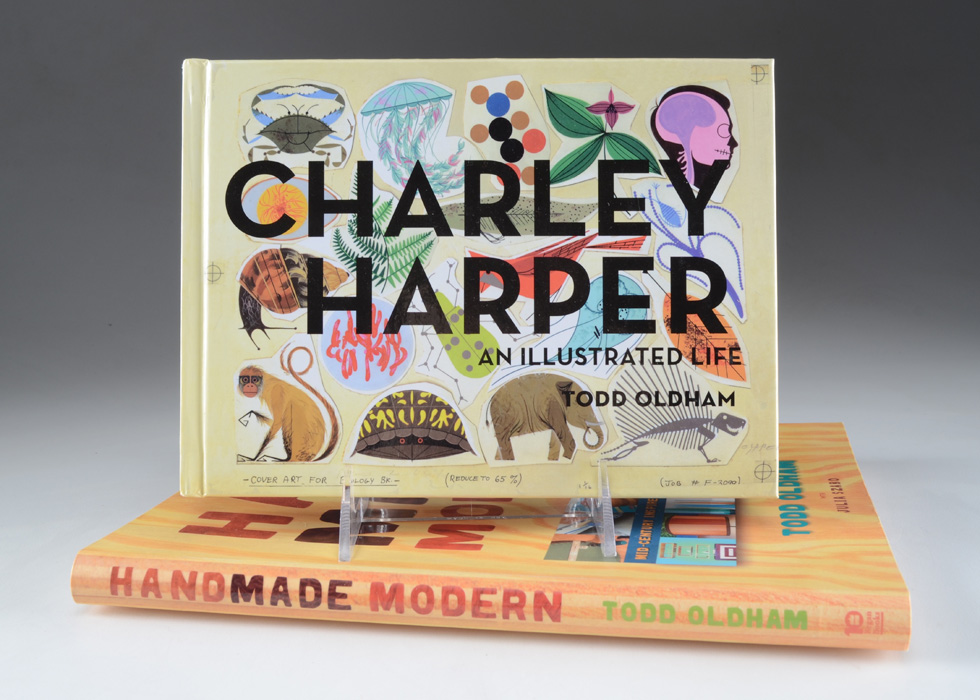 "Charley Harper: An Illustrated Life" and Signed Todd Oldham Book