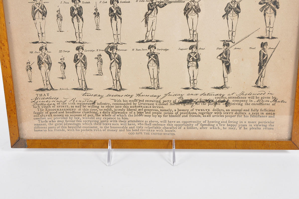 Revolutionary War Recruitment Poster