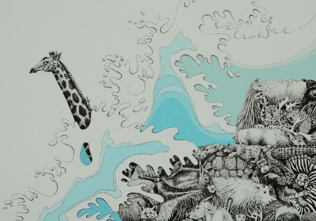 Peter Parnell Limited Edition Serigraph "Noah's Ark"