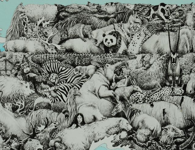 Peter Parnell Limited Edition Serigraph "Noah's Ark"