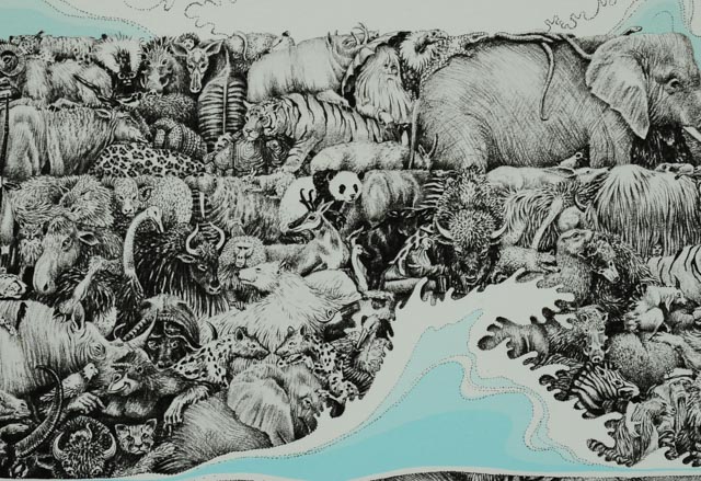 Peter Parnell Limited Edition Serigraph "Noah's Ark"