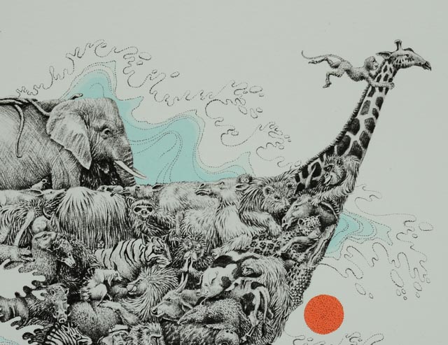 Peter Parnell Limited Edition Serigraph "Noah's Ark"