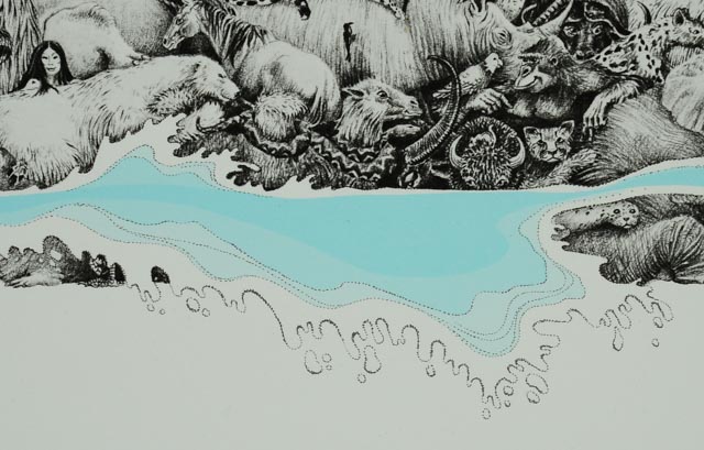 Peter Parnell Limited Edition Serigraph "Noah's Ark"